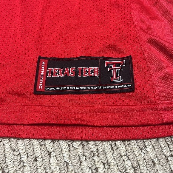 Texas Tech Under Armour #1 Jersey & Vintage  NCAA Embroidered Mascot Hat - Picture 4 of 12